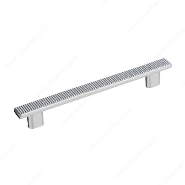 Knurled nickel bar pull