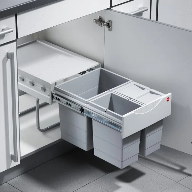 Roll-out drawer organizer