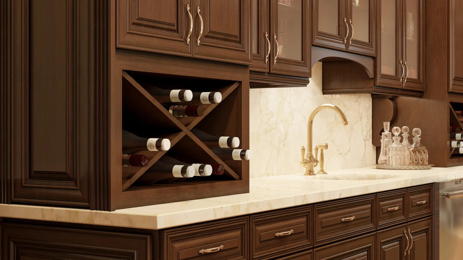 Wine / bar cabinet: Casselberry Saddle
